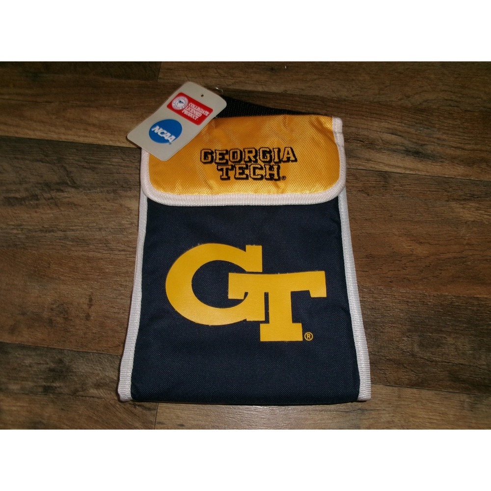 GEORGIA TECH LUNCH BAG BOX COOOLER 00S Y2K VINTAGE G1